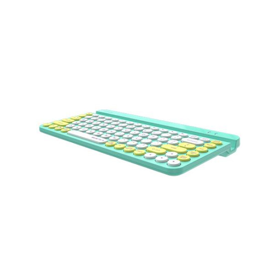 Безжична клавиатура A4Tech Fstyler FBK30, стойка за телефон, кирилизирана, Avocado