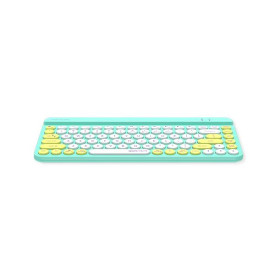 Безжична клавиатура A4Tech Fstyler FBK30, стойка за телефон, кирилизирана, Avocado