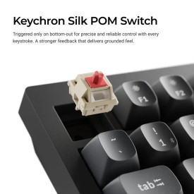 Безжична клавиатура Keychron V6 Ultra 8K, Silk POM Red Switch