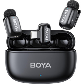 Микрофон BOYA Mini 2-02, безжичен, USB-C