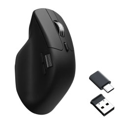 Безжична мишка Keychron M6S, 1000 Hz, Black