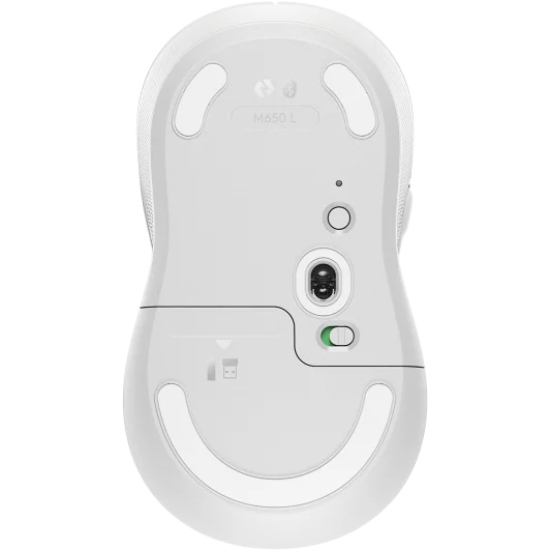 Безжична мишка Logitech Signature M650, Off-White