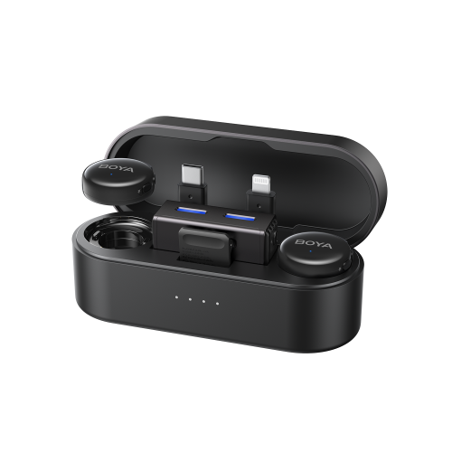 Микрофон BOYA BOYALINK 3-01, безжичен, Lightning/USB-C/3.5 mm