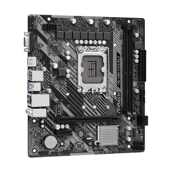 Дънна платка ASRock H610M-HVS/M.2 R2.0, LGA1700, DDR4, mATX