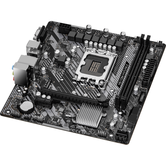 Дънна платка ASRock H610M-HVS/M.2 R2.0, LGA1700, DDR4, mATX