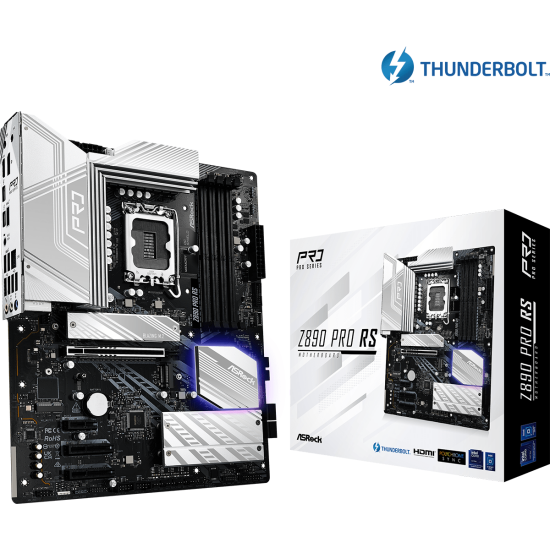 Дънна платка ASRock Z890 Pro RS, ATX, LGA1851, DDR5, PCIe 5.0, USB Type-C