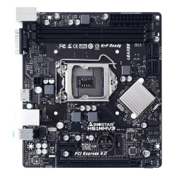 Дънна платка BIOSTAR H61MHV3, mATX, Intel H61, Socket 1155, 2x DDR3, PCI-E