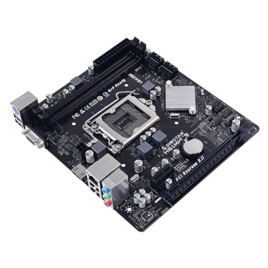 Дънна платка BIOSTAR H61MHV3, mATX, Intel H61, Socket 1155, 2x DDR3, PCI-E