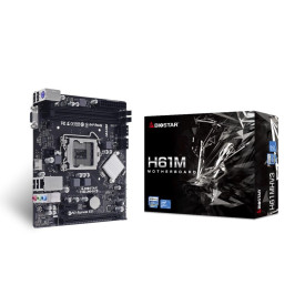 Дънна платка BIOSTAR H61MHV3, mATX, Intel H61, Socket 1155, 2x DDR3, PCI-E