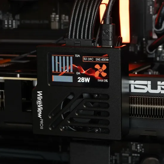 Датчик за видеокарта Thermal Grizzly WireView Pro II GPU, 12V-2x6, Reversed, Black (TG-WV-P2-H19R)