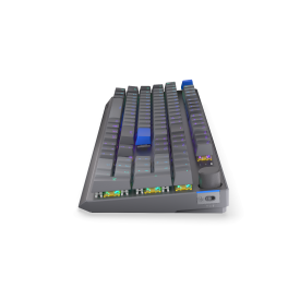 Безжична клавиатура Endorfy Thock Wireless V2 Full Size, PBT, Endorfy Yellow switch, US Layout, RGB, Gray