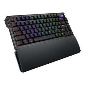 Безжична клавиатура ASUS ROG Azoth Extreme, 75%, ROG NX Snow Switch, RGB, Black (90MP03MA-BKUA01)
