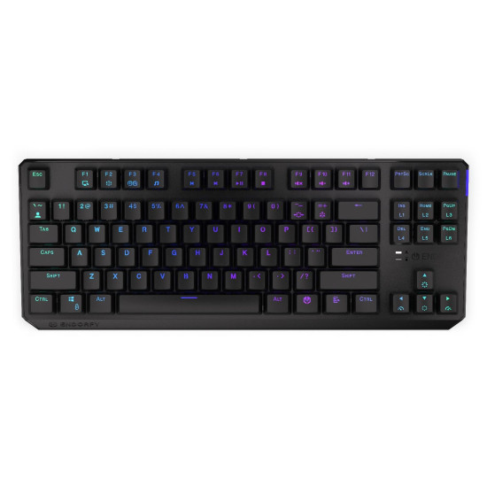 Безжична клавиатура ENDORFY Thock TKL, Kailh Red Switch, Black, Bluetooth