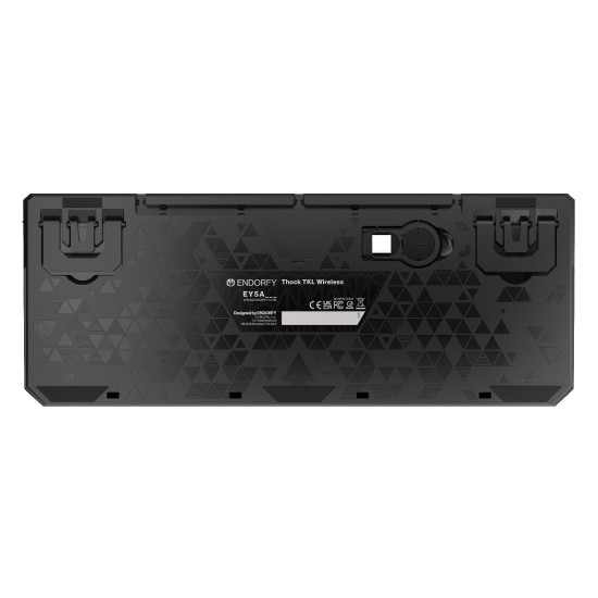 Безжична клавиатура ENDORFY Thock TKL, Kailh Red Switch, Black, Bluetooth