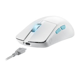 Безжична мишка ASUS ROG Harpe Ace Aim Lab Edition, White