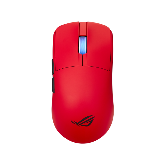 Безжична мишка ASUS ROG Harpe II Ace, 42000 DPI, 8000Hz, Lava Red (90MP0490-BMUA20)