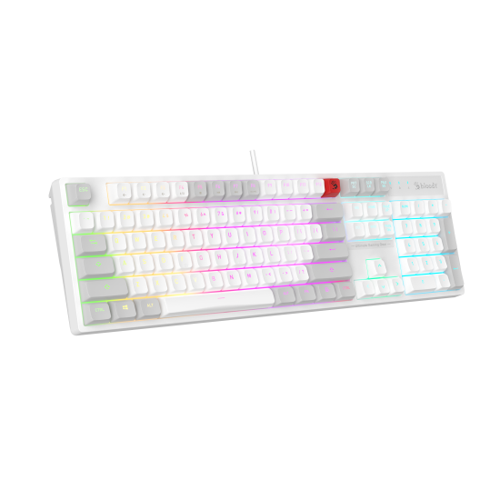 Клавиатура A4Tech Bloody B230N, Neon подсветка, White (B230N-WH)