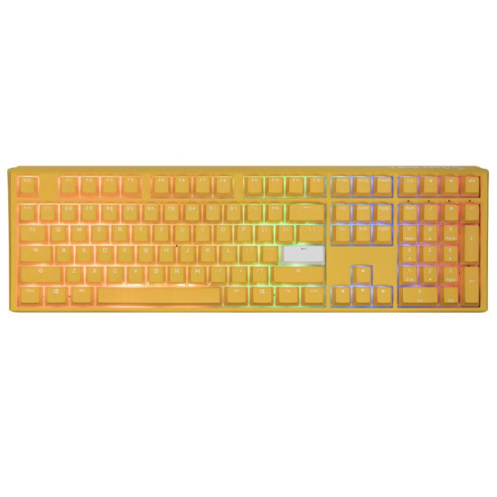 Клавиатура Ducky One 3 Full-Size, Cherry MX Clear Switch, RGB, Yellow