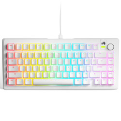 Клавиатура Glorious GMMK 3 75%, RGB, Fox Linear Switches, White