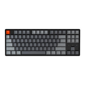 Безжична клавиатура Keychron K8 Aluminum TKL, Gateron Blue суичове, RGB, Black