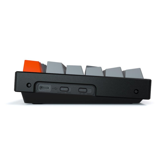 Безжична клавиатура Keychron K8 Aluminum TKL, Gateron Blue суичове, RGB, Black