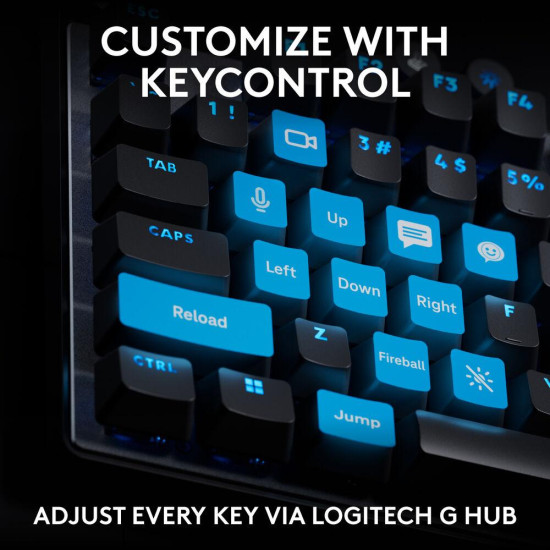 Клавиатура Logitech G Pro X RAPID TKL, Magnetic Analog Switch, Black