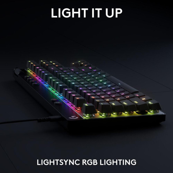 Клавиатура Logitech G Pro X RAPID TKL, Magnetic Analog Switch, Black