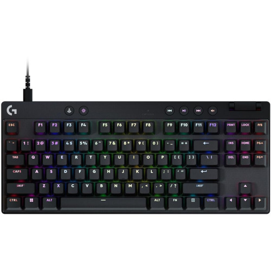 Клавиатура Logitech G Pro X RAPID TKL, Magnetic Analog Switch, Black