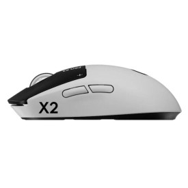 Безжична мишка Logitech G Pro X2 Superstrike, 44000 DPI, 8000Hz, Lunar Eclipse (910-007776)