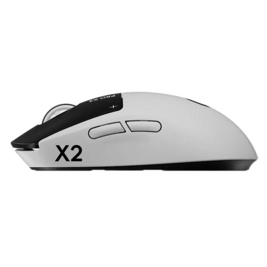 Безжична мишка Logitech G Pro X2 Superstrike, 44000 DPI, 8000Hz, Lunar Eclipse (910-007776)