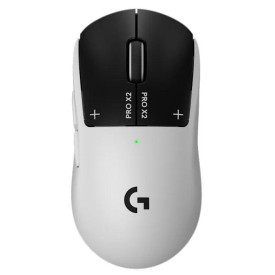 Безжична мишка Logitech G Pro X2 Superstrike, 44000 DPI, 8000Hz, Lunar Eclipse (910-007776)