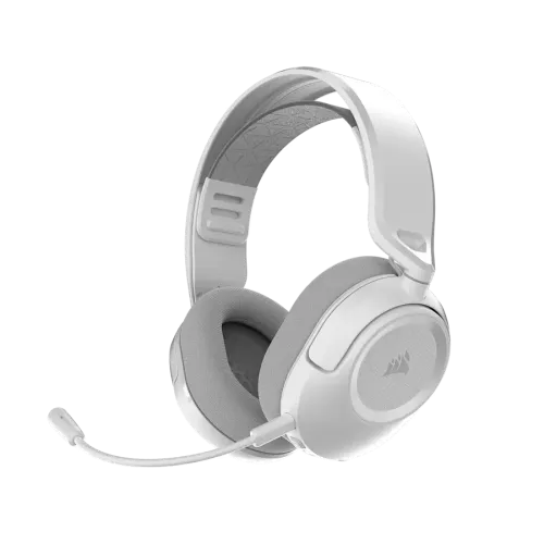Безжични слушалки CORSAIR HS35 v3, с микрофон, White (CA-9011402-WW)
