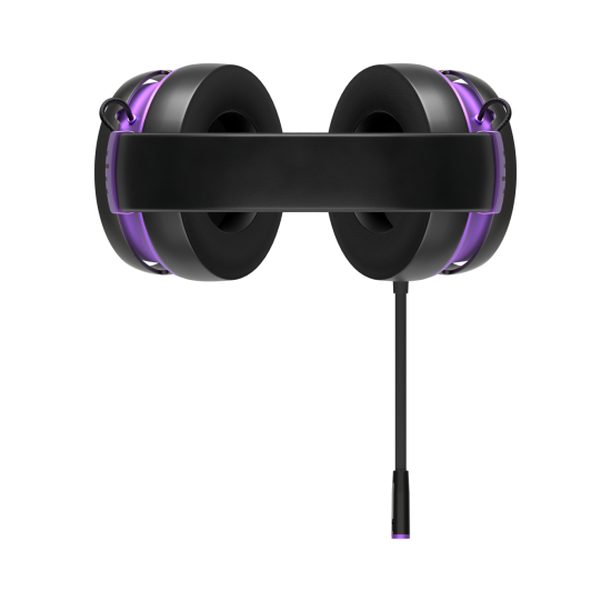 Безжични слушалки Dark Project Sono Wireless, с микрофон, Black/Violet (DPP_SONO_WLESS_BLACK)