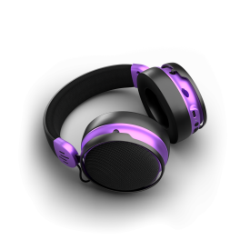Безжични слушалки Dark Project Sono Wireless, с микрофон, Black/Violet (DPP_SONO_WLESS_BLACK)