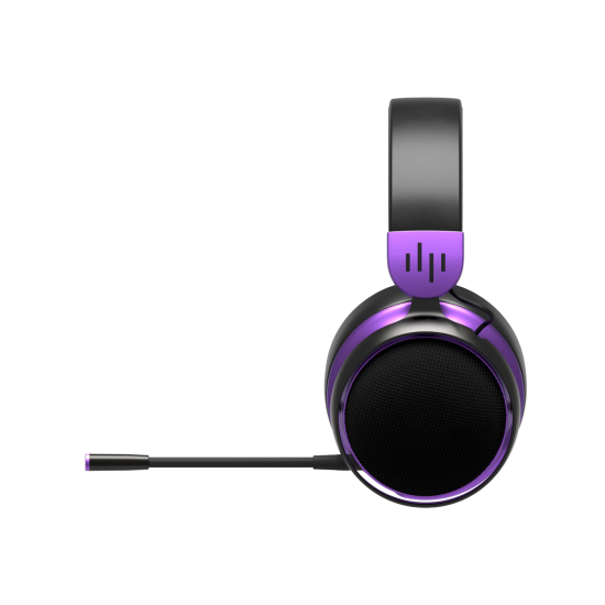 Безжични слушалки Dark Project Sono Wireless, с микрофон, Black/Violet (DPP_SONO_WLESS_BLACK)