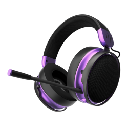 Безжични слушалки Dark Project Sono Wireless, с микрофон, Black/Violet (DPP_SONO_WLESS_BLACK)