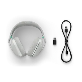 Безжични слушалки Logitech G321 Lightspeed, Mic, USB, Type-C, White