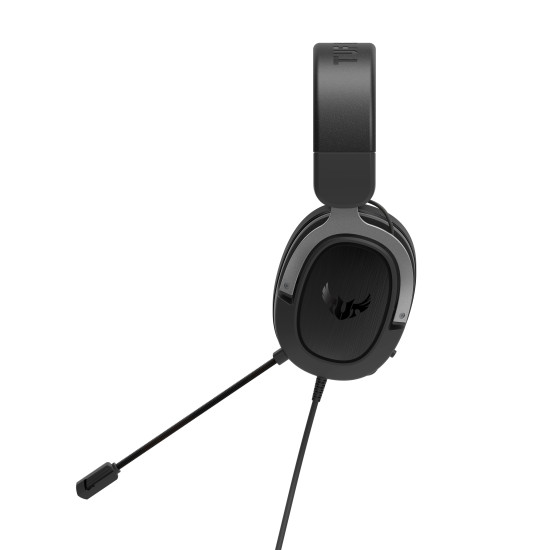 Слушалки ASUS TUF Gaming H3 Gun Metal, 7.1 Surround Sound, USB, Mic, Black