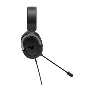 Слушалки ASUS TUF Gaming H3 Gun Metal, 7.1 Surround Sound, USB, Mic, Black