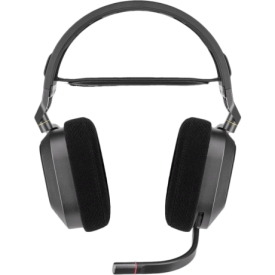 Безжични слушалки HS80 RGB WIRELESS Premium Gaming Headset with Spatial Audio, Carbon