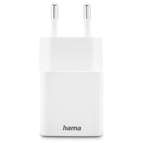 Зарядно HAMA 201991, 1x USB-C, 1x USB-A, PD, 20 W, бяло