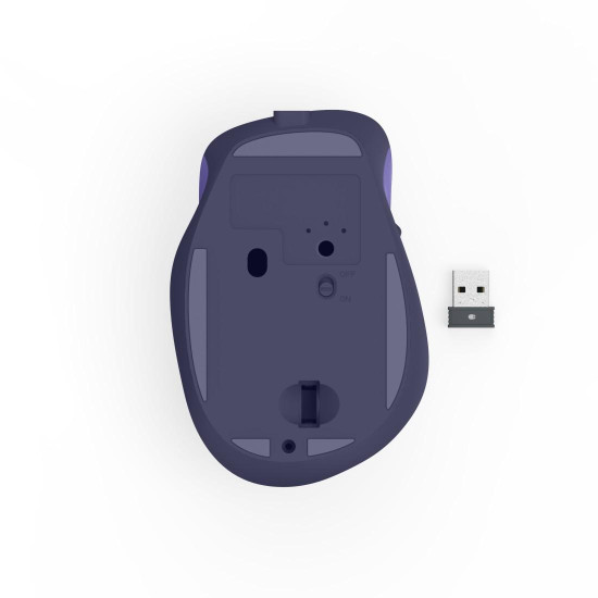 Безжична мишка HAMA WM-500 Recharge, 6 бутона, тиха, Purple