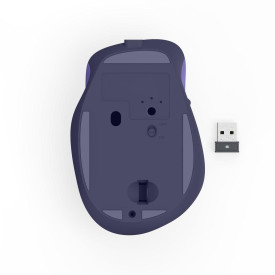 Безжична мишка HAMA WM-500 Recharge, 6 бутона, тиха, Purple