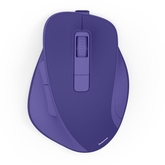 Безжична мишка HAMA WM-500 Recharge, 6 бутона, тиха, Purple