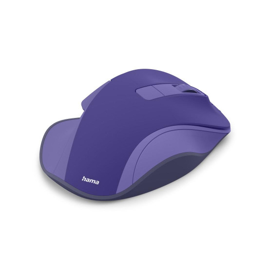 Безжична мишка HAMA WM-500 Recharge, 6 бутона, тиха, Purple