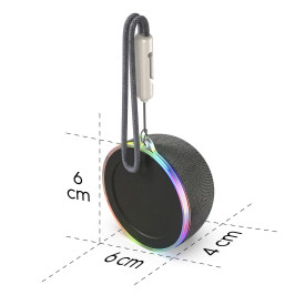 Преносима тонколона HAMA MagBuddy, Bluetooth, 5W, Gray (HAMA-188245)