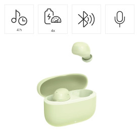 Безжични слушалки HAMA Freedom Buddy II, True Wireless, Green