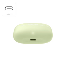 Безжични слушалки HAMA Freedom Buddy II, True Wireless, Green