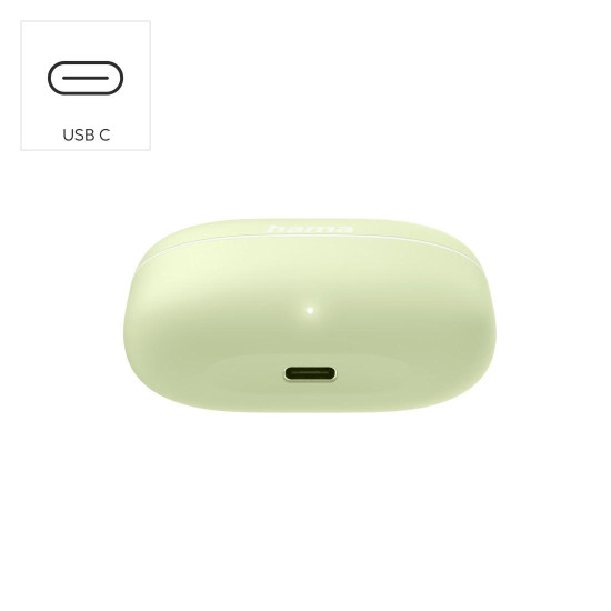 Безжични слушалки HAMA Freedom Buddy II, True Wireless, Green