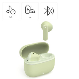 Безжични слушалки Hama Freedom Light II, Green